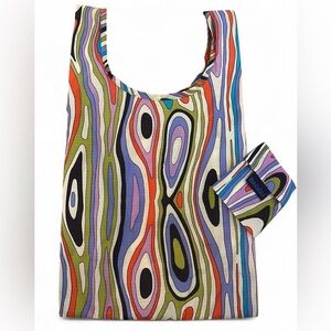 Baby Baggu Tote in Forest Floor Woodgrain Pattern